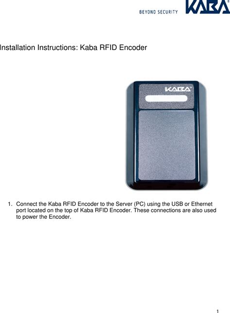 kaba rfid scanner|kaba rfid encoder reset.